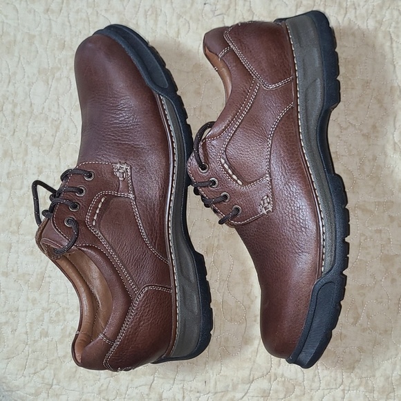 Johnston & Murphy Rutledge Oxfords Shoe's Brown Leather Size 10 - Picture 2 of 9